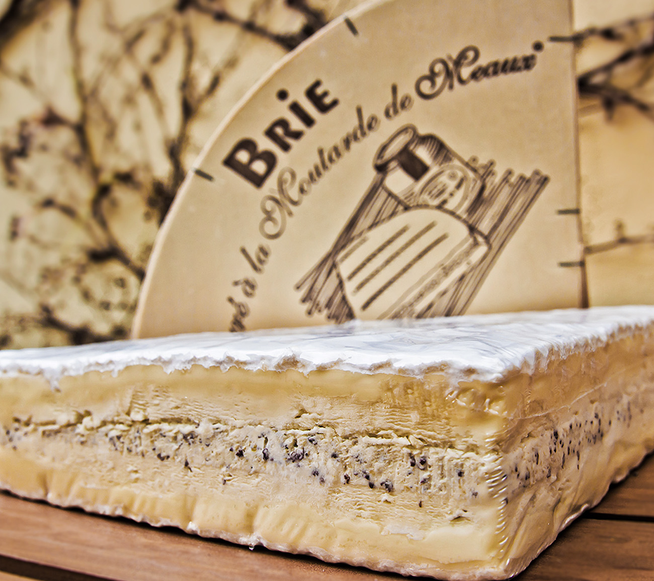 Brie de Meaux A.O.P. à la Moutarde de Meaux